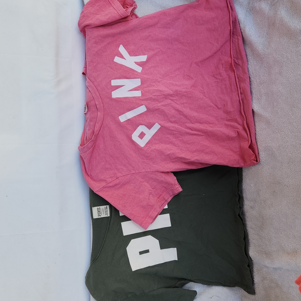 Vs-pink crop-top bundle size L